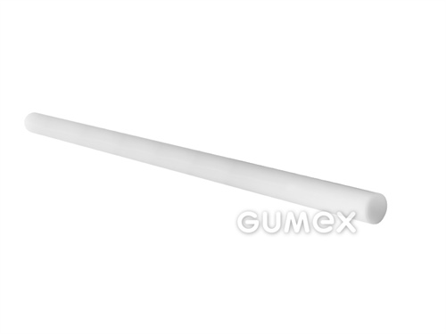 Polyetylenová tyč SIMONA PE-HD, průměr 60mm, reálný průměr 60,3-62,3mm, délka 2000mm, 65°ShD, PE-HD, -50°C/+80°C, bílá